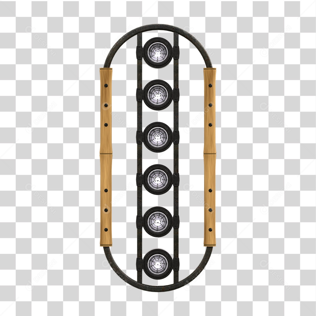 Painel de Bambu Lâmpadas PNG Transparente