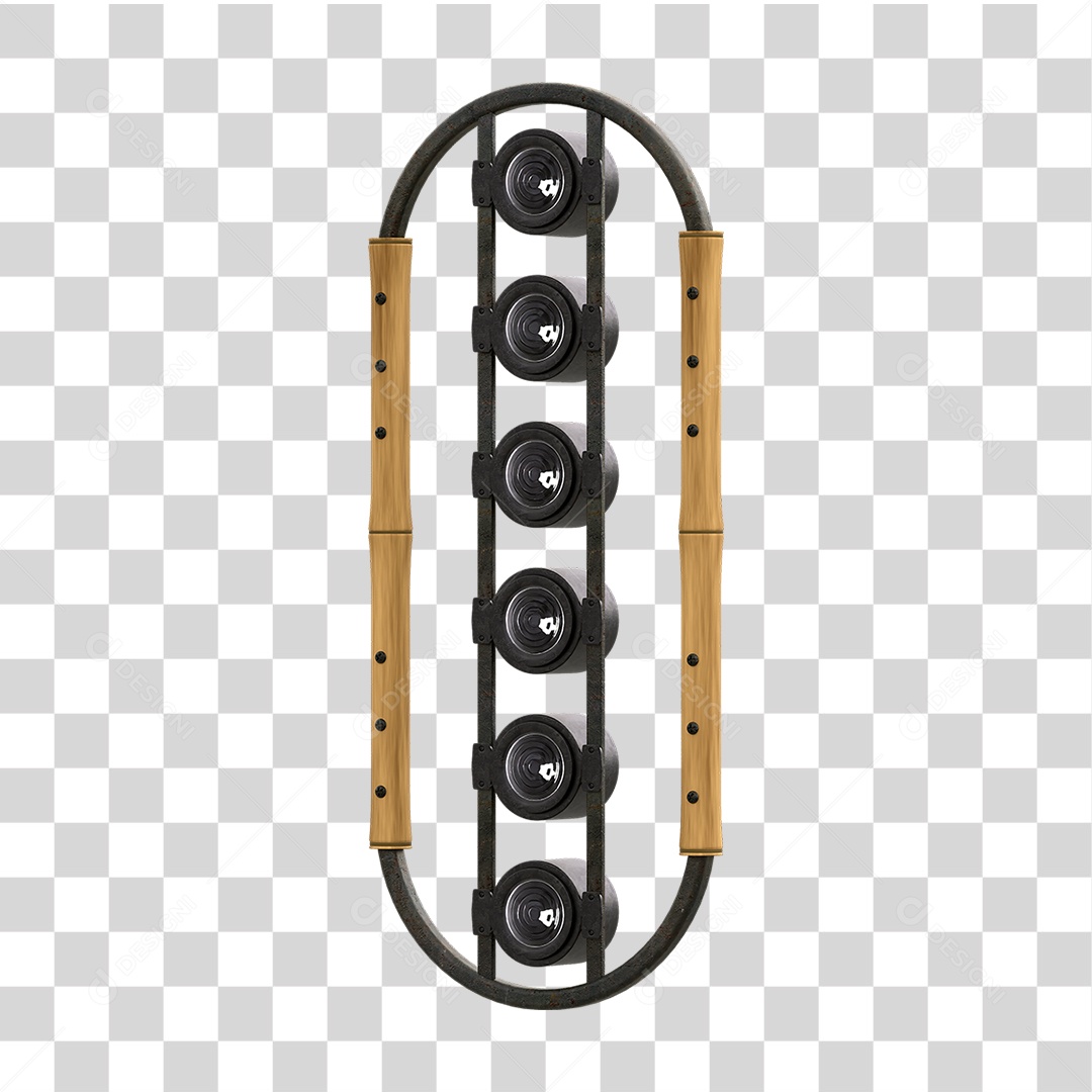 Painel de Bambu Lâmpadas PNG Transparente