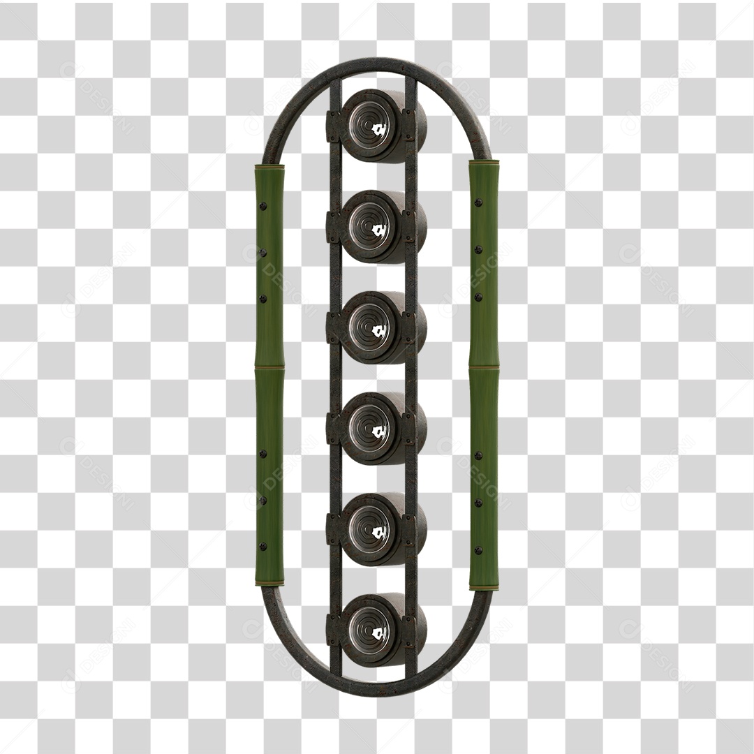 Painel de Bambu Lâmpadas PNG Transparente