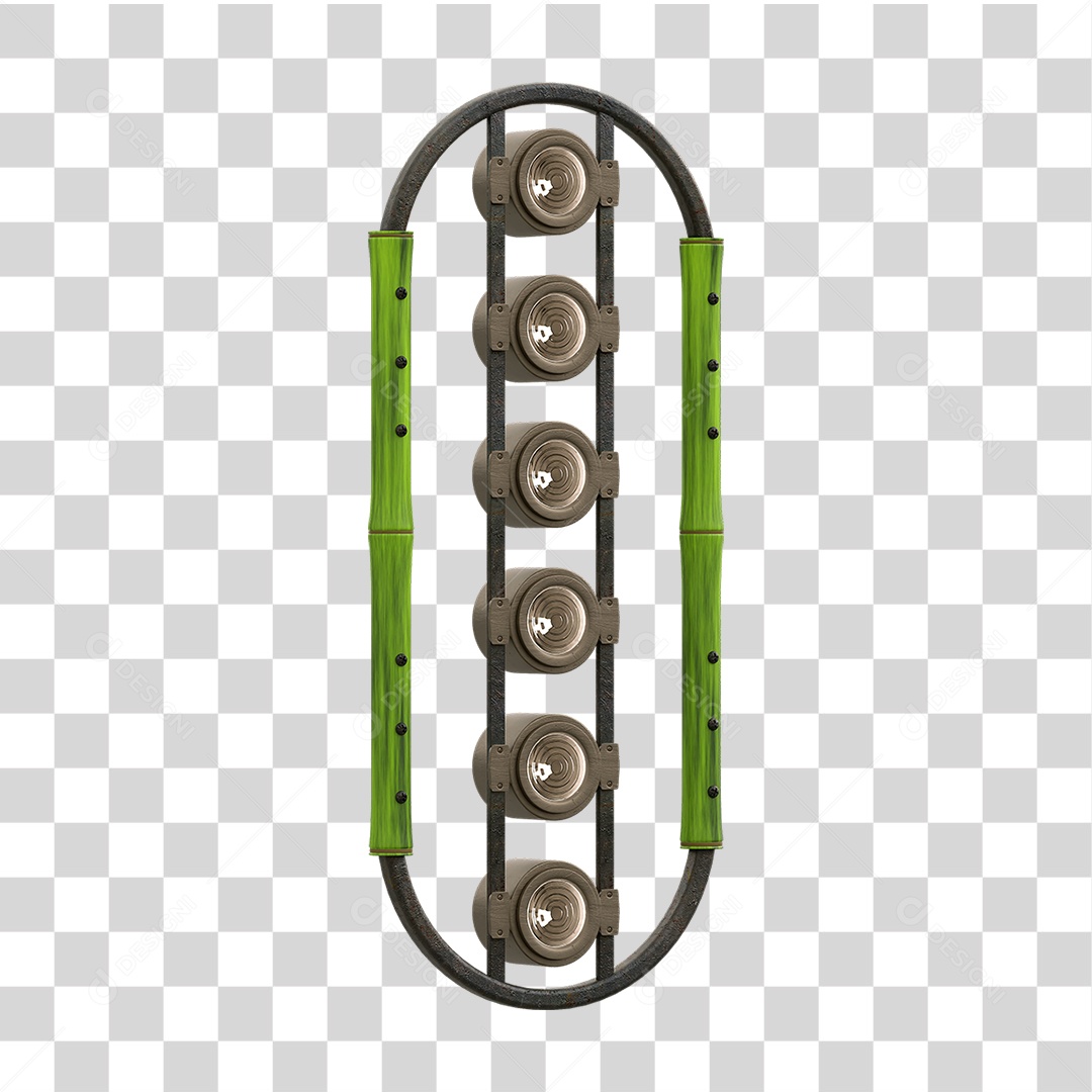 Painel de Bambu Lâmpadas PNG Transparente