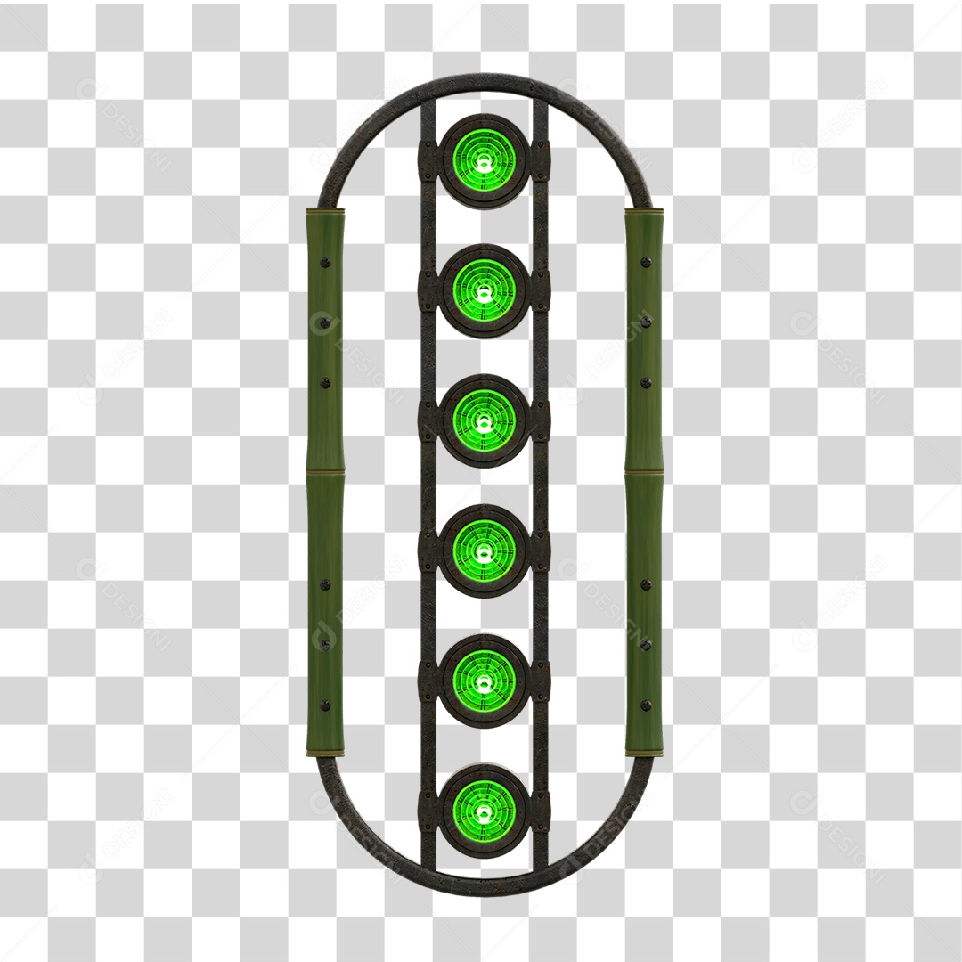 Painel de Bambu Lâmpadas PNG Transparente