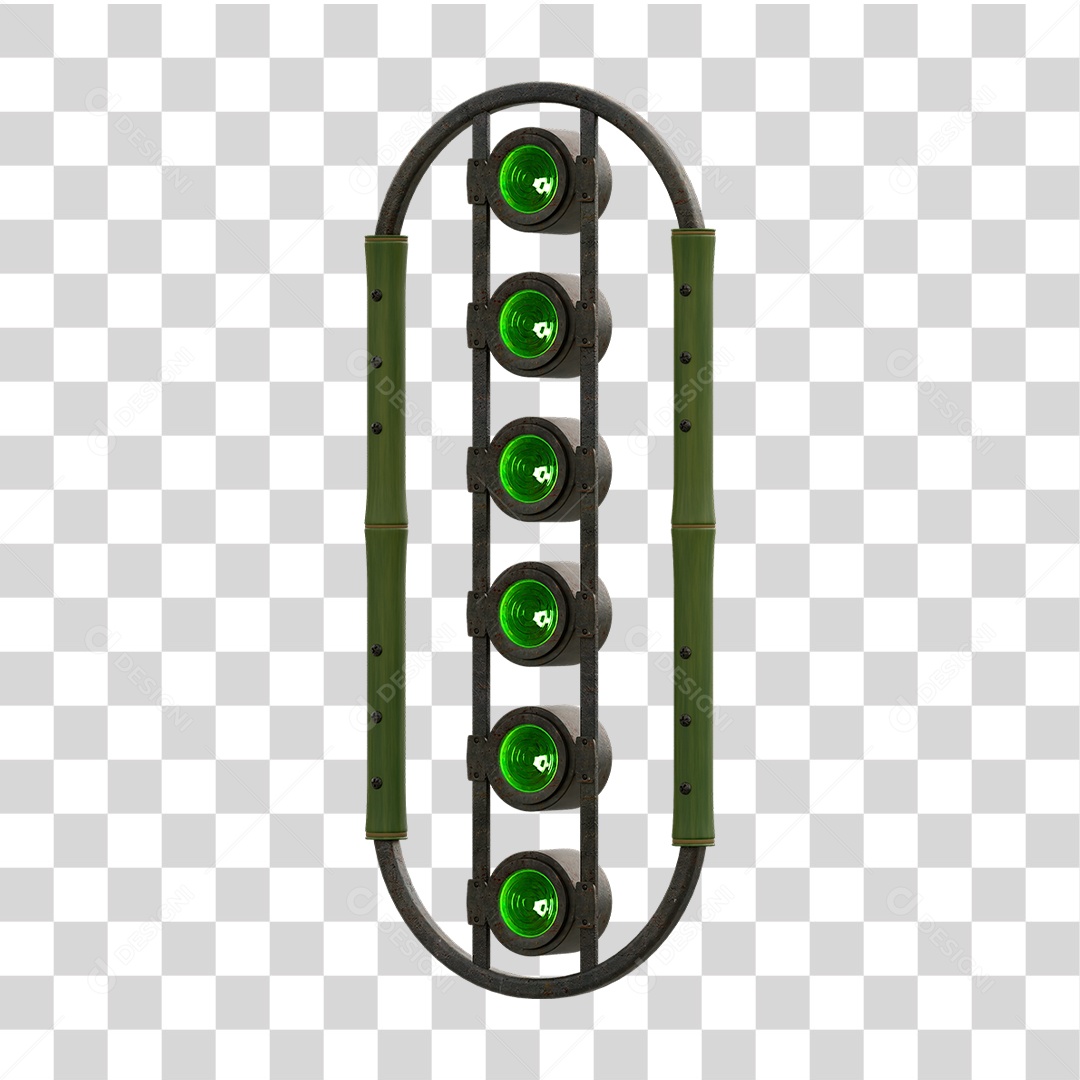 Painel de Bambu Lâmpadas PNG Transparente