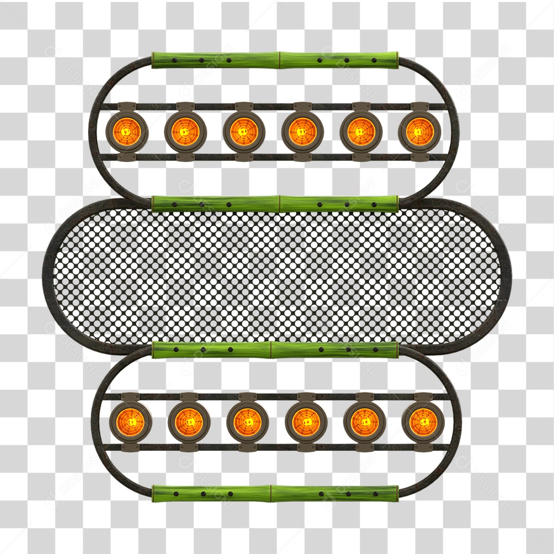 Painel de Bambu Lâmpadas PNG Transparente