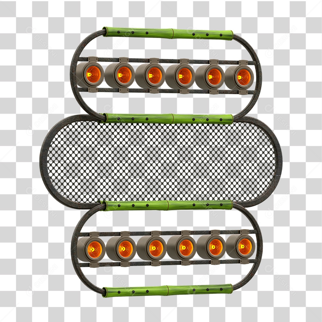 Painel de Bambu Lâmpadas PNG Transparente