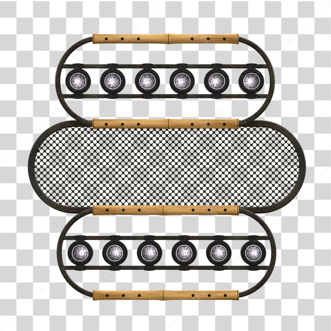 Painel de Bambu Lâmpadas PNG Transparente