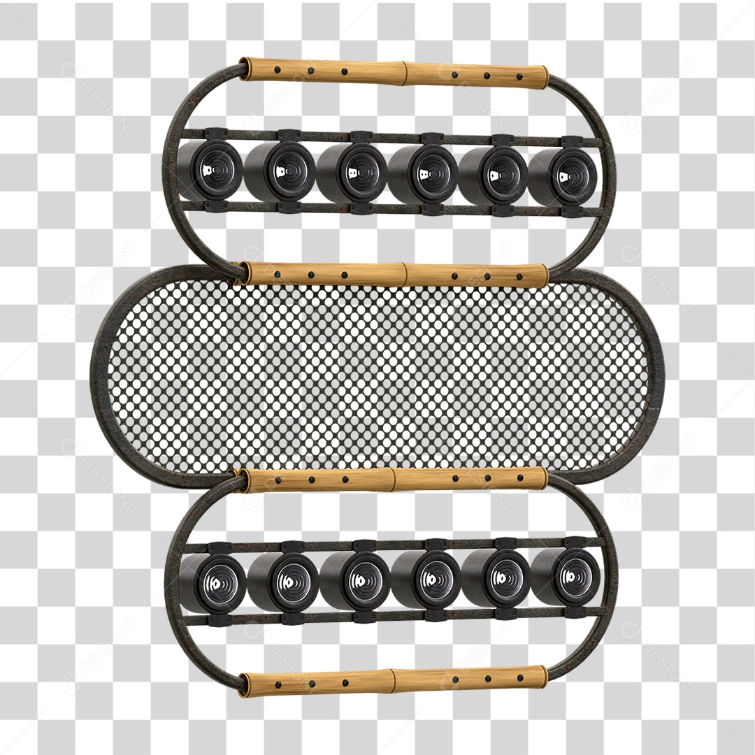 Painel de Bambu Lâmpadas PNG Transparente