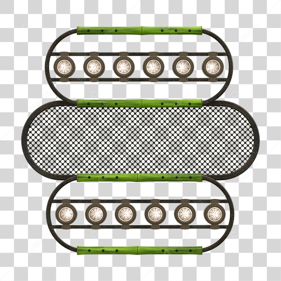 Painel de Bambu Lâmpadas PNG Transparente