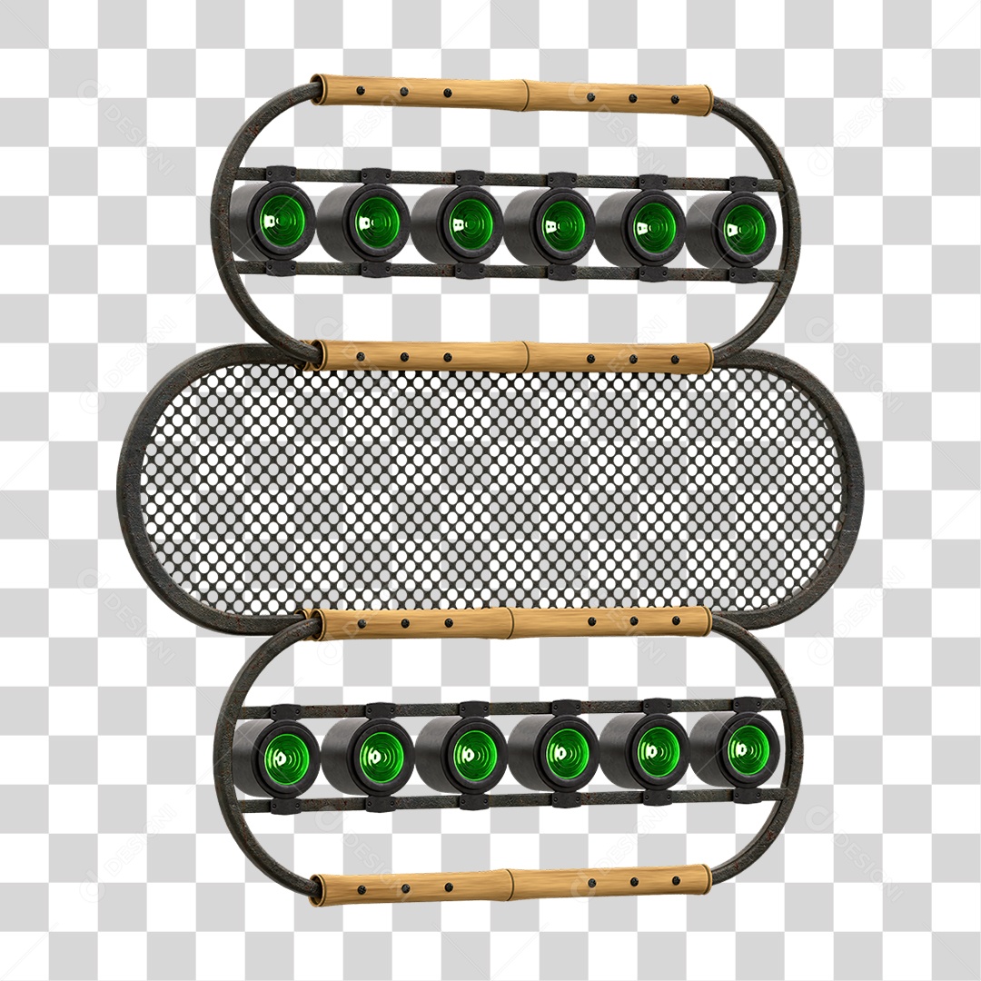 Painel de Bambu Lâmpadas PNG Transparente