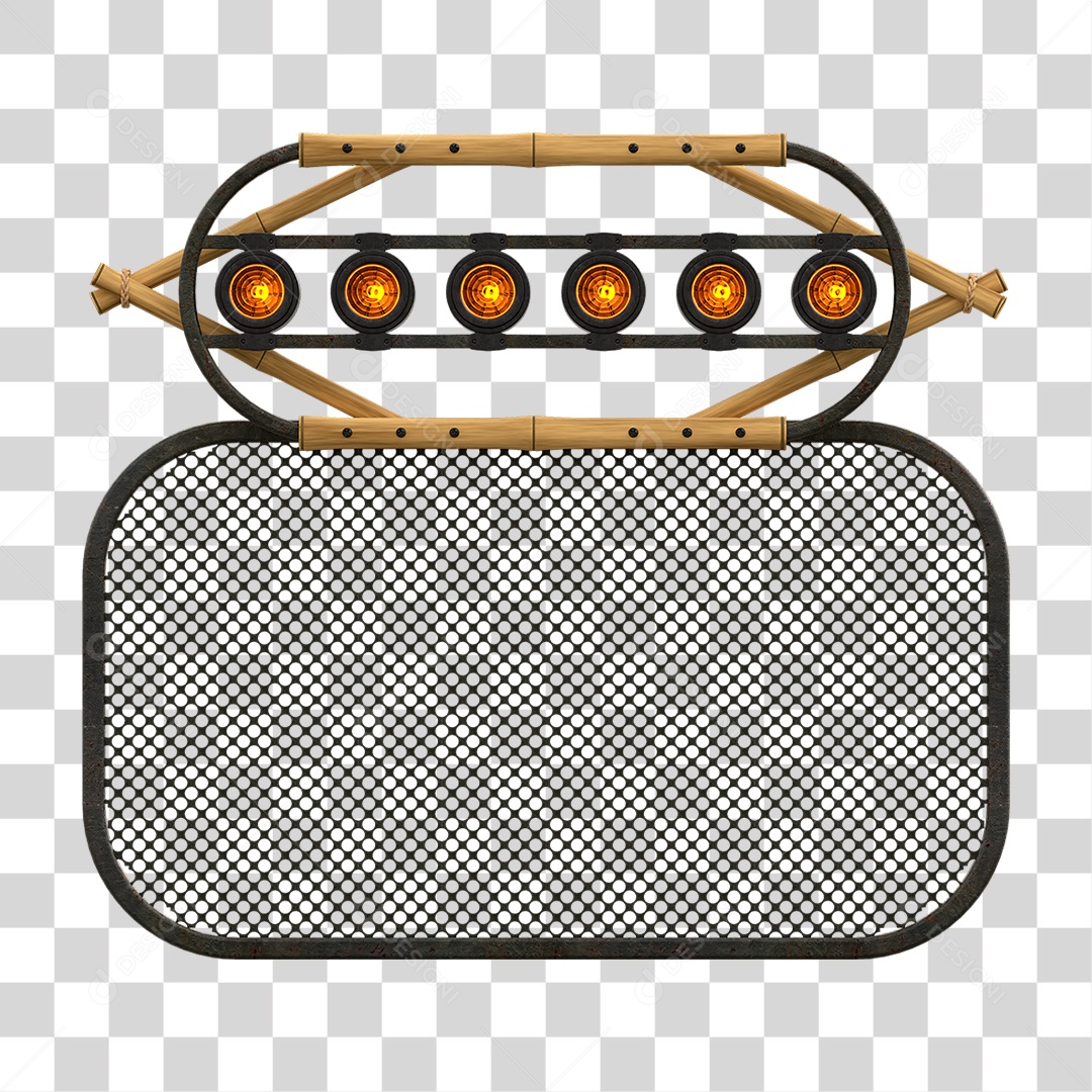 Painel de Bambu Lâmpadas PNG Transparente