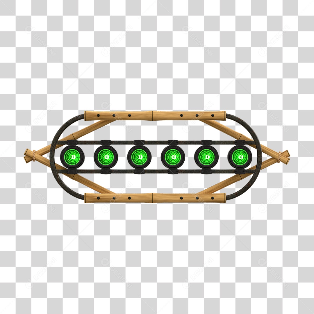 Painel de Bambu Lâmpadas PNG Transparente