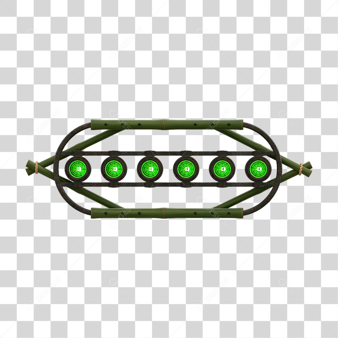 Painel de Bambu Lâmpadas PNG Transparente