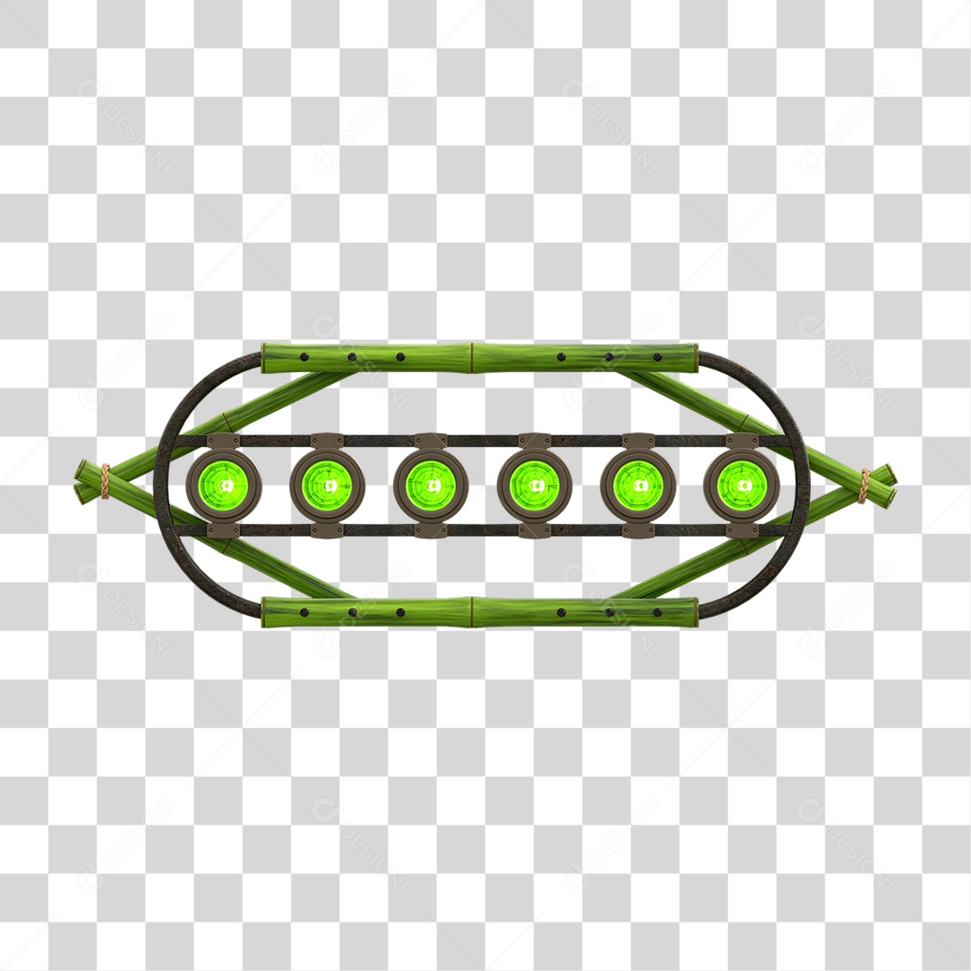 Painel de Bambu Lâmpadas PNG Transparente