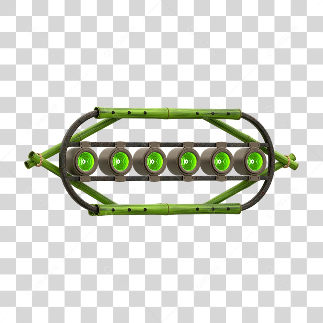 Painel de Bambu Lâmpadas PNG Transparente