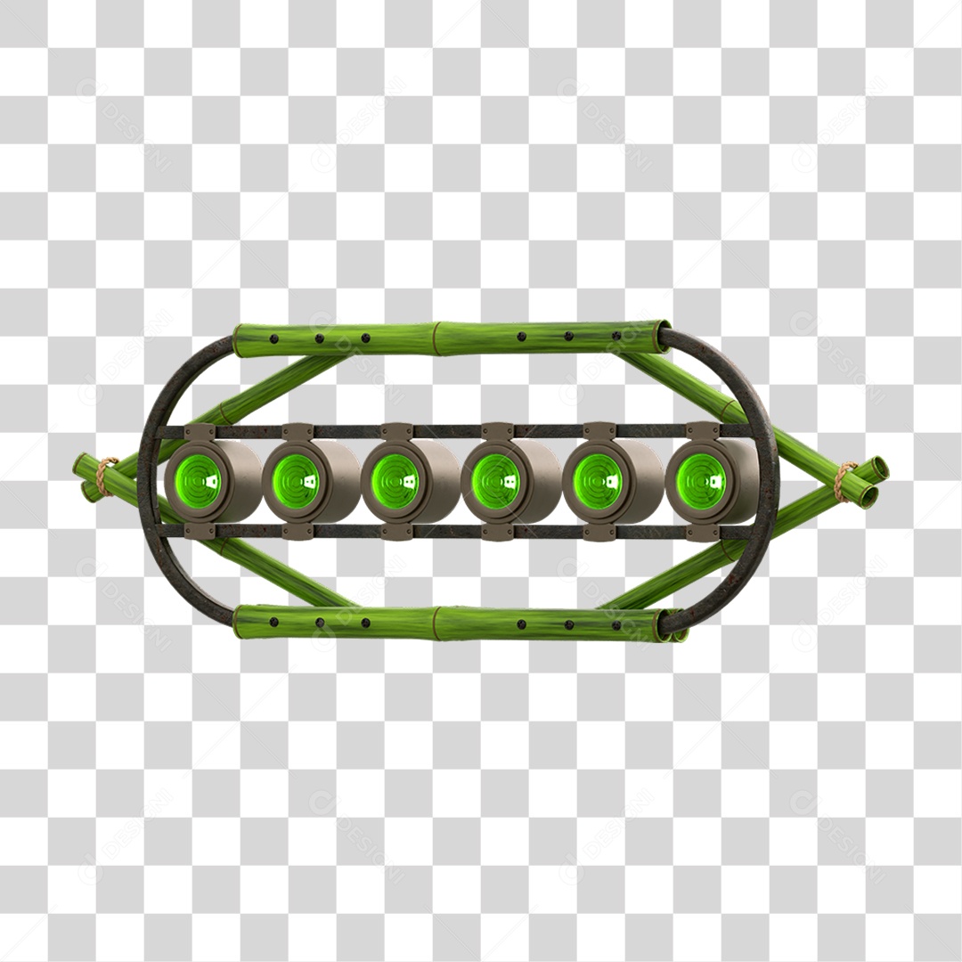 Painel de Bambu Lâmpadas PNG Transparente