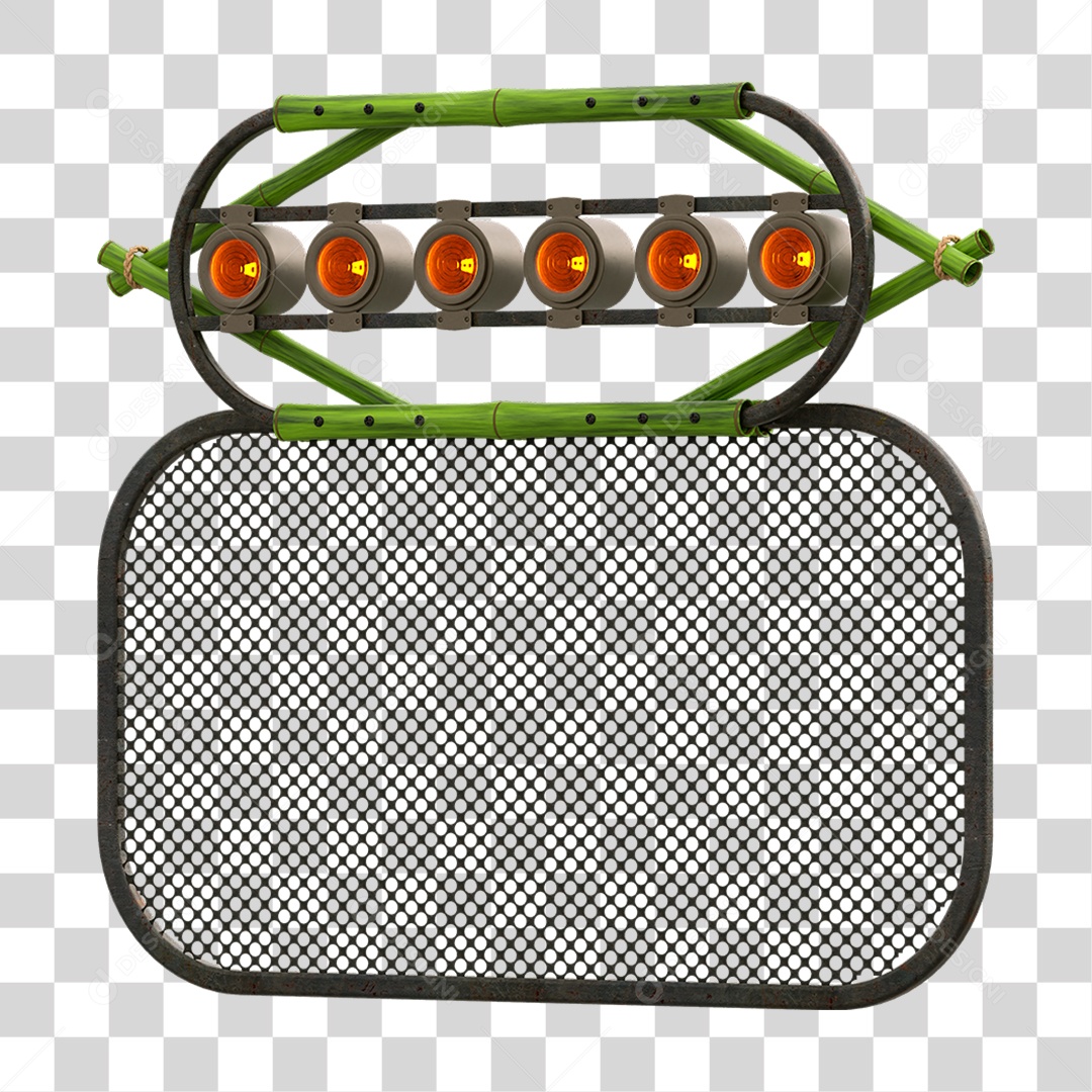 Painel de Bambu Lâmpadas PNG Transparente