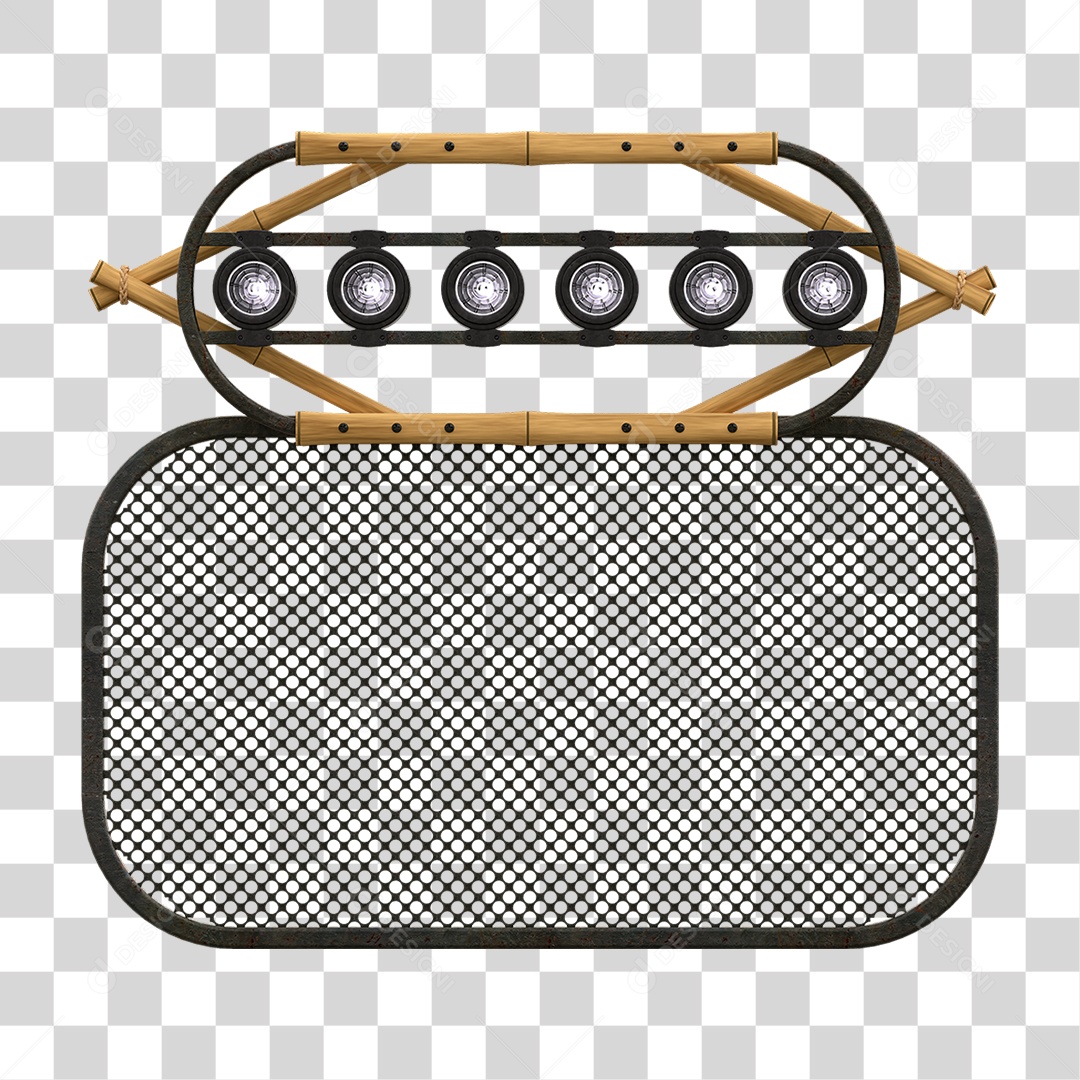 Painel de Bambu Lâmpadas PNG Transparente