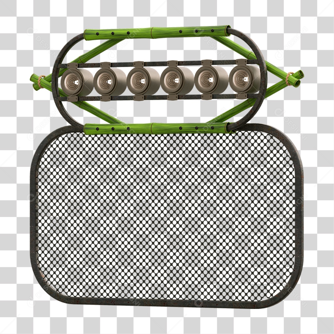 Painel de Bambu Lâmpadas PNG Transparente