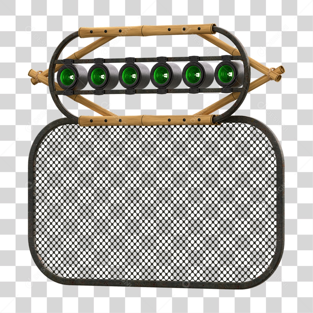 Painel de Bambu Lâmpadas PNG Transparente