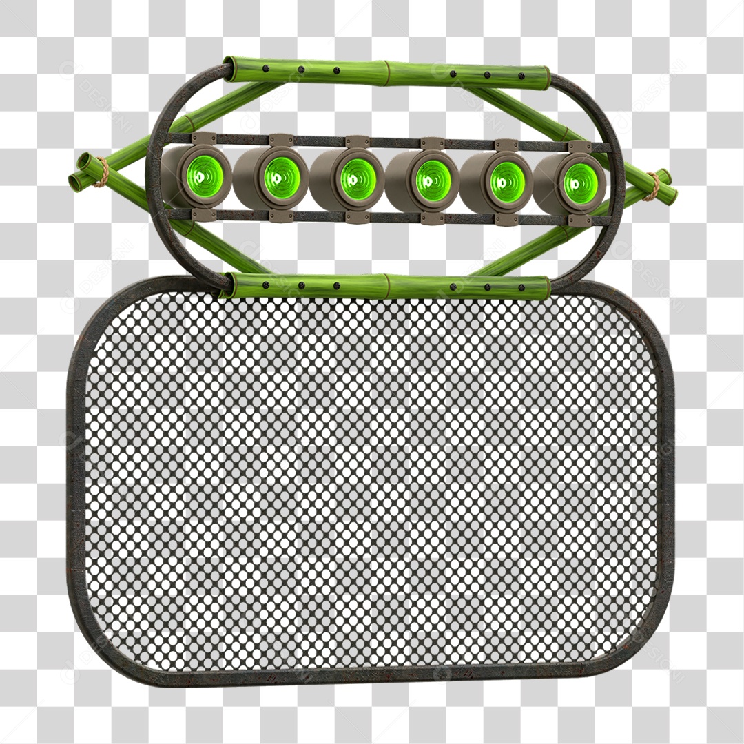 Painel de Bambu Lâmpadas PNG Transparente