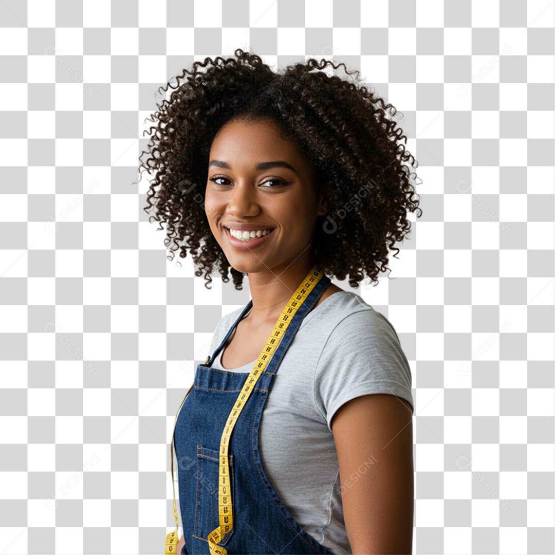 Mulher Costureira PNG Transparente