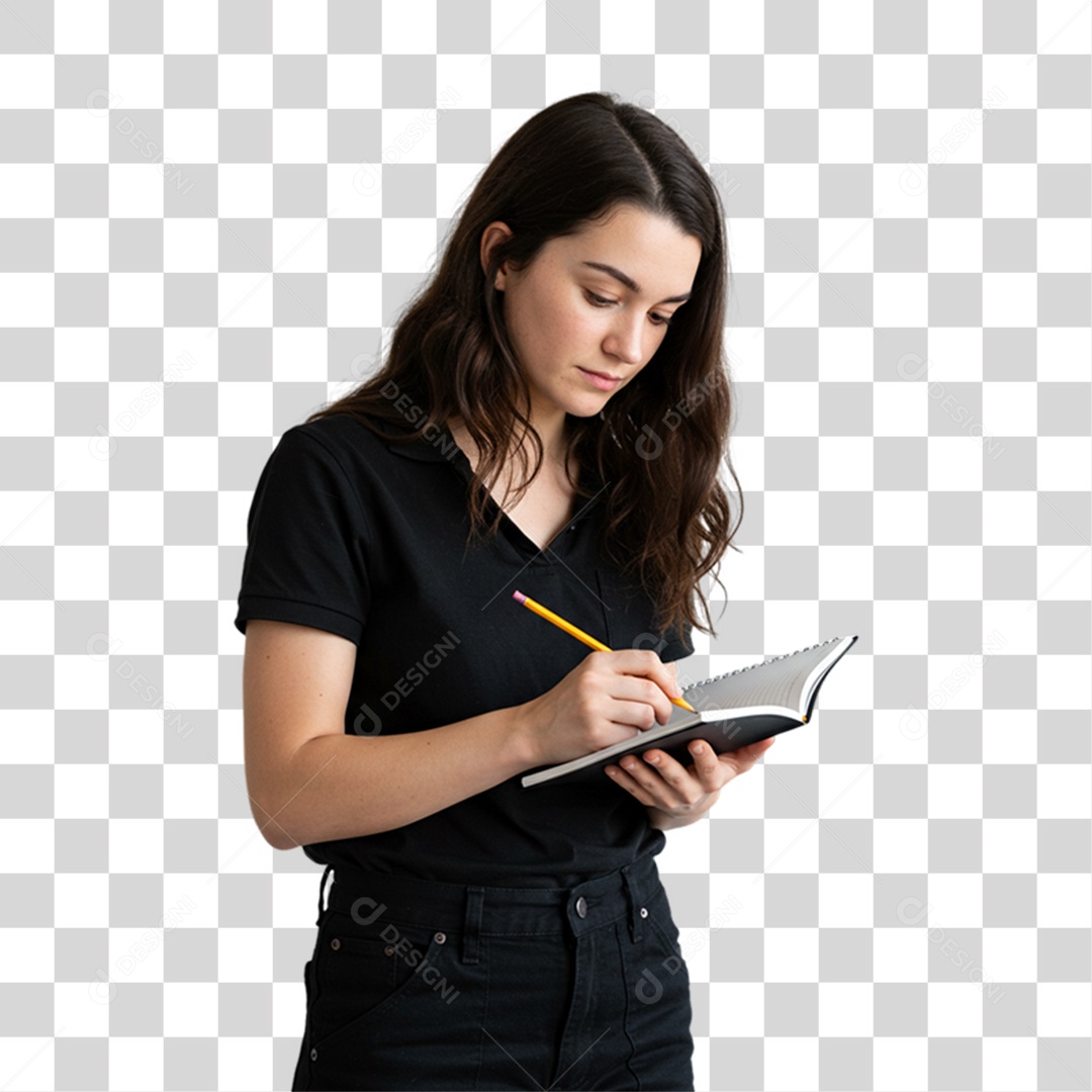 Mulher Costureira PNG Transparente