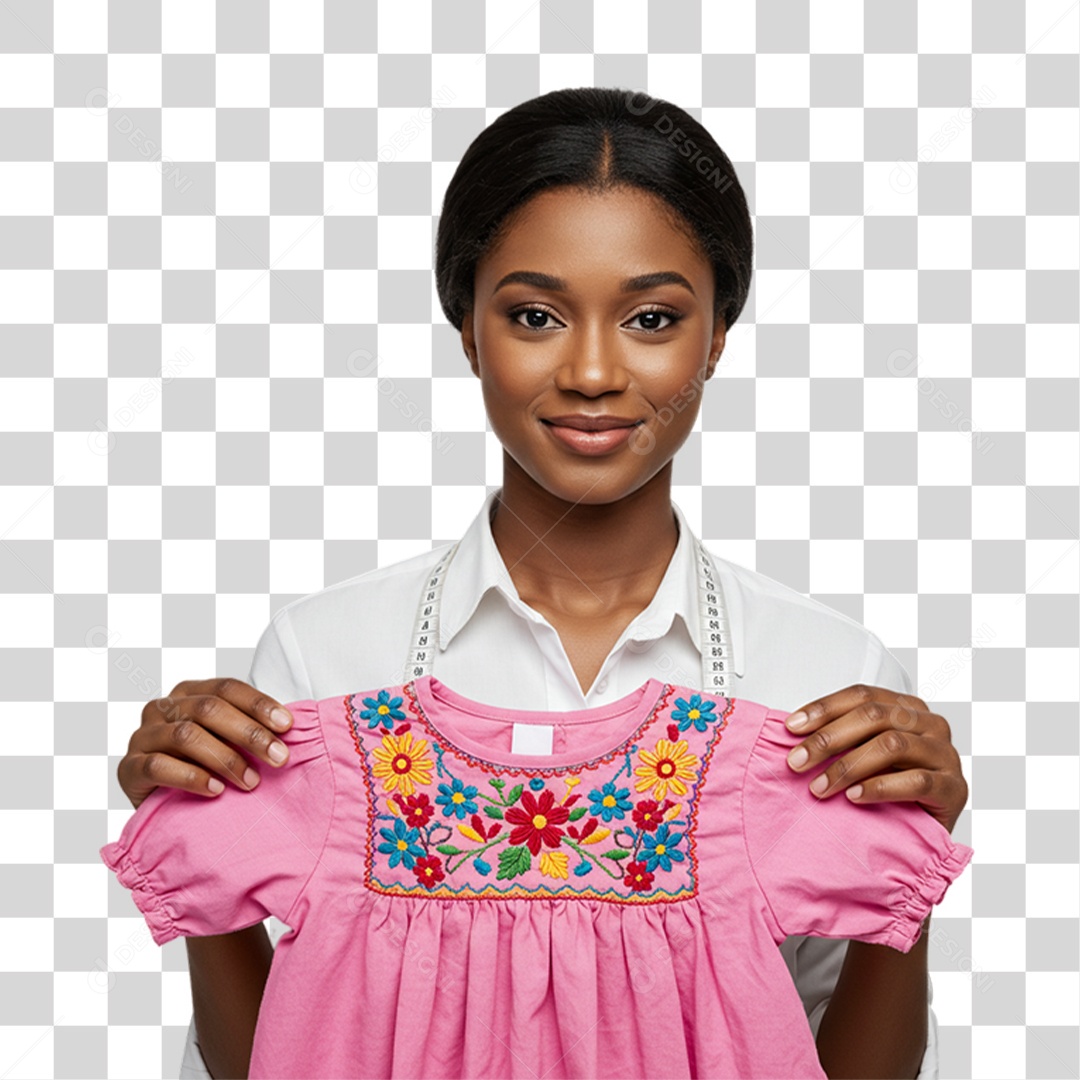 Mulher Costureira PNG Transparente