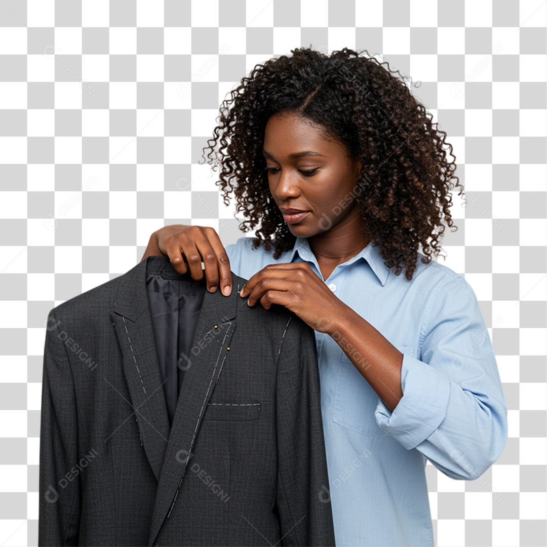 Mulher Costureira PNG Transparente