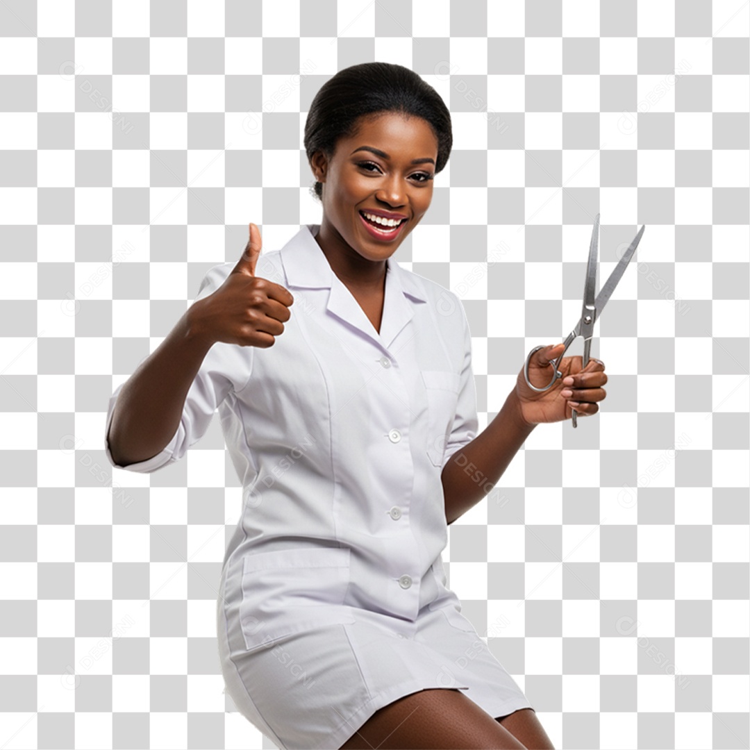 Mulher Costureira PNG Transparente