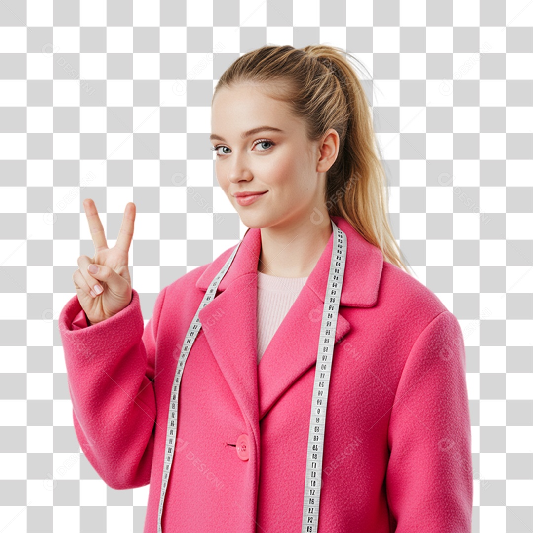 Mulher Costureira PNG Transparente