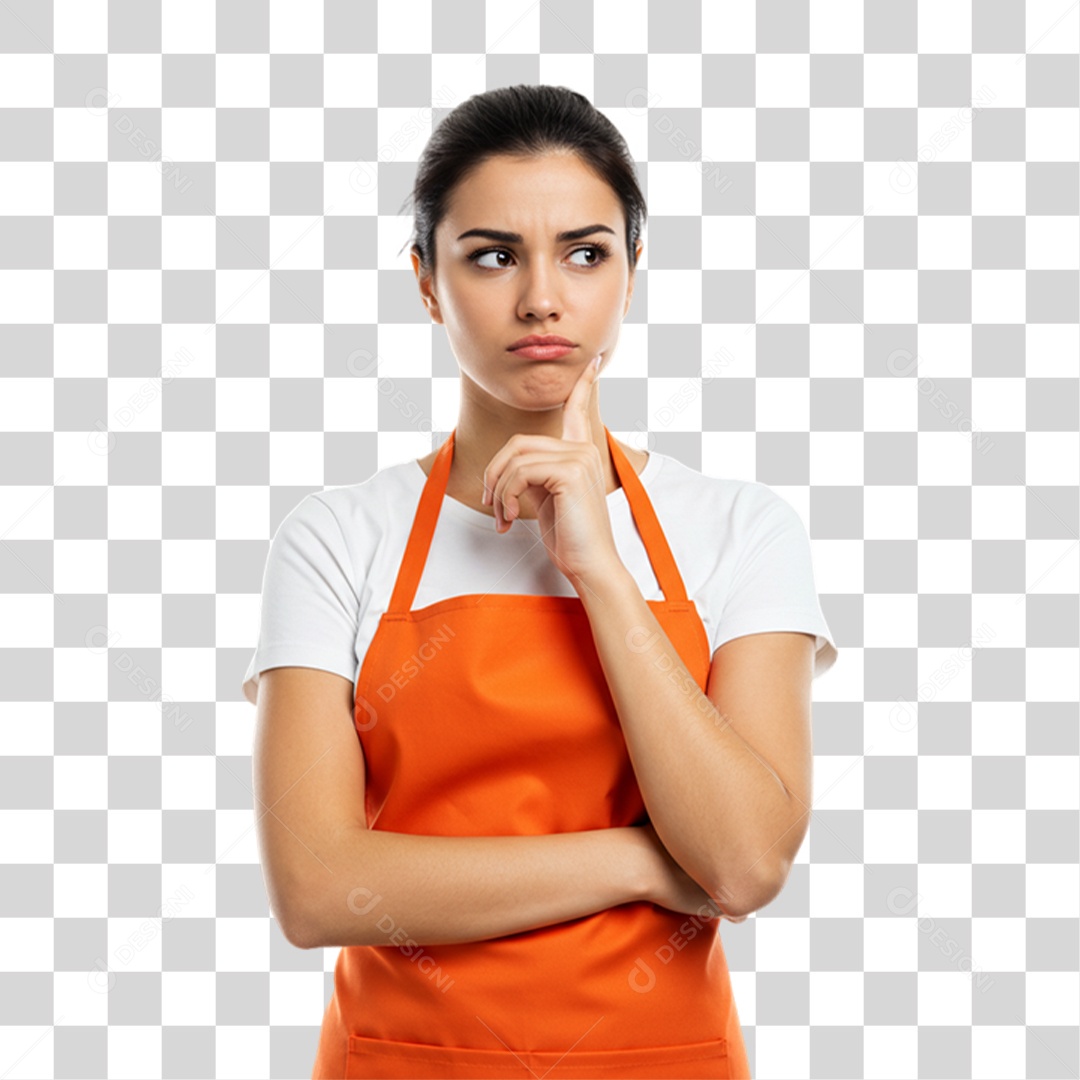 Mulher Costureira PNG Transparente