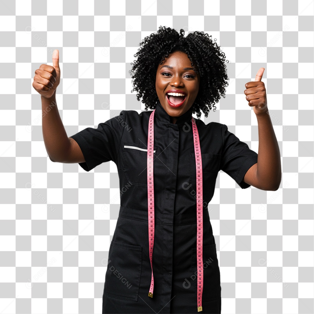 Mulher Costureira PNG Transparente