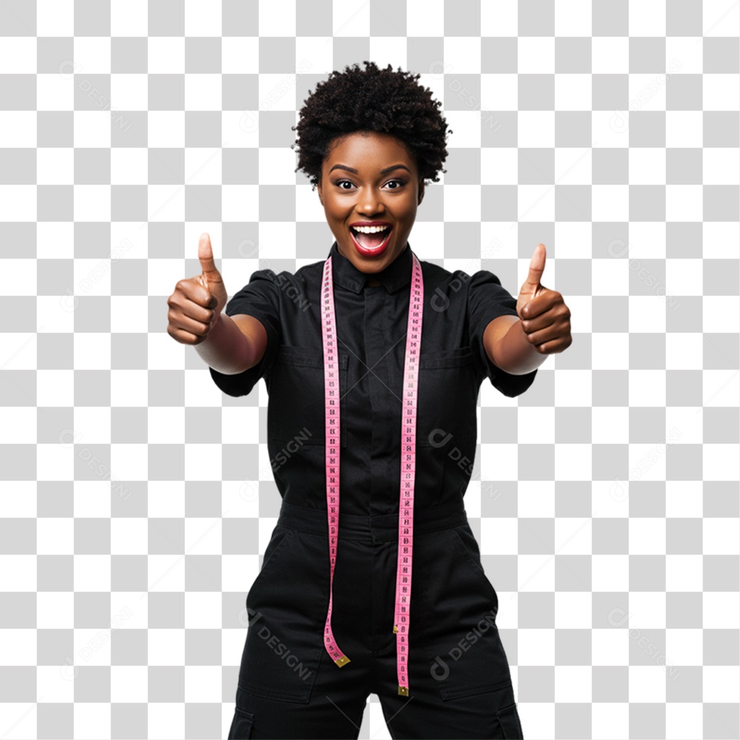 Mulher Costureira PNG Transparente