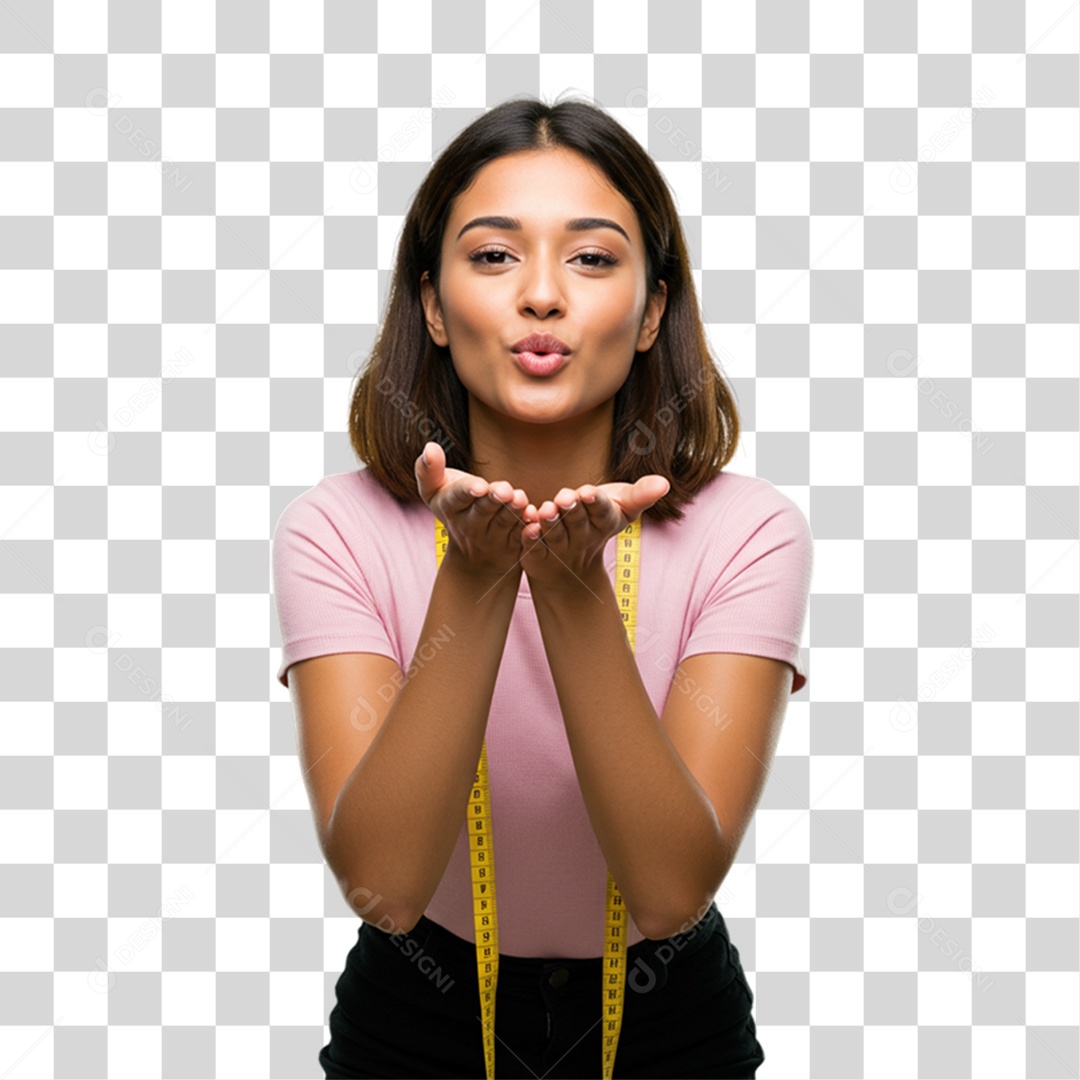 Mulher Costureira PNG Transparente