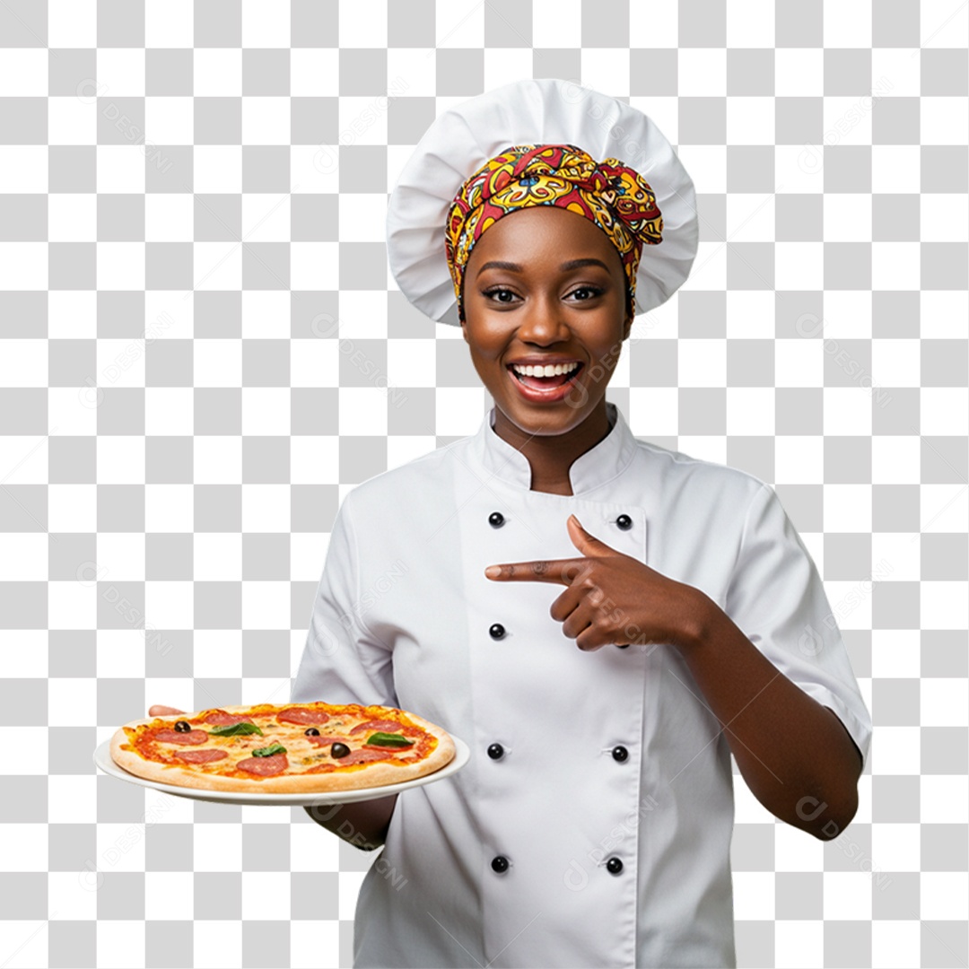 Pizzaiola Mulher Pizzas PNG Transparente