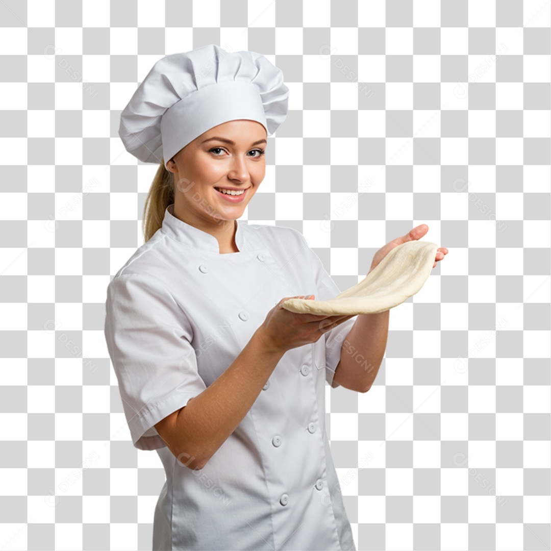 Pizzaiola Mulher Pizzas PNG Transparente