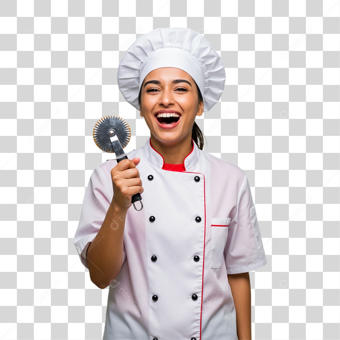 Pizzaiola Mulher Pizzas PNG Transparente