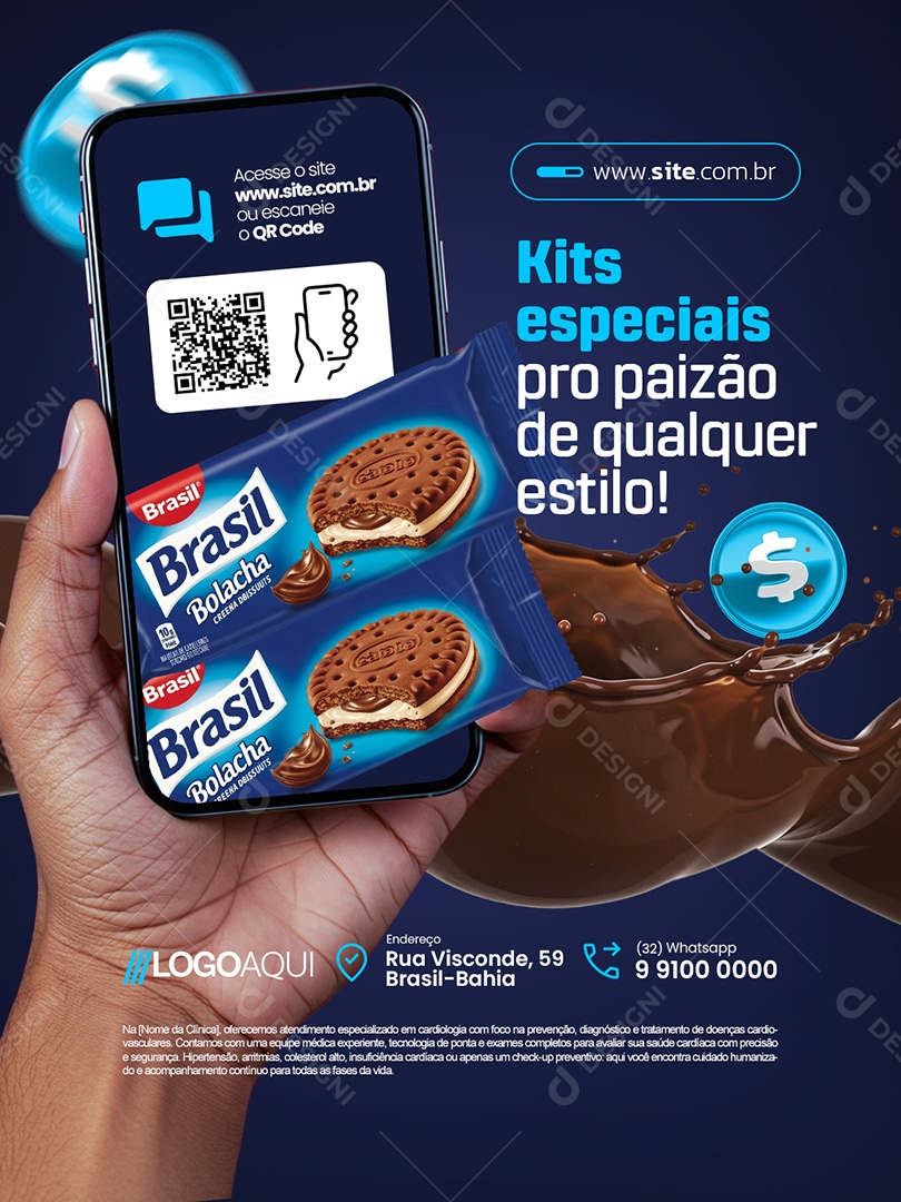 Mercado Kits Especiais pro Paizão Social Media PSD Editável