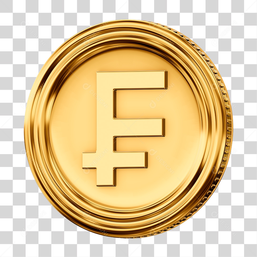 Moeda Franco Suíço PNG Transparente