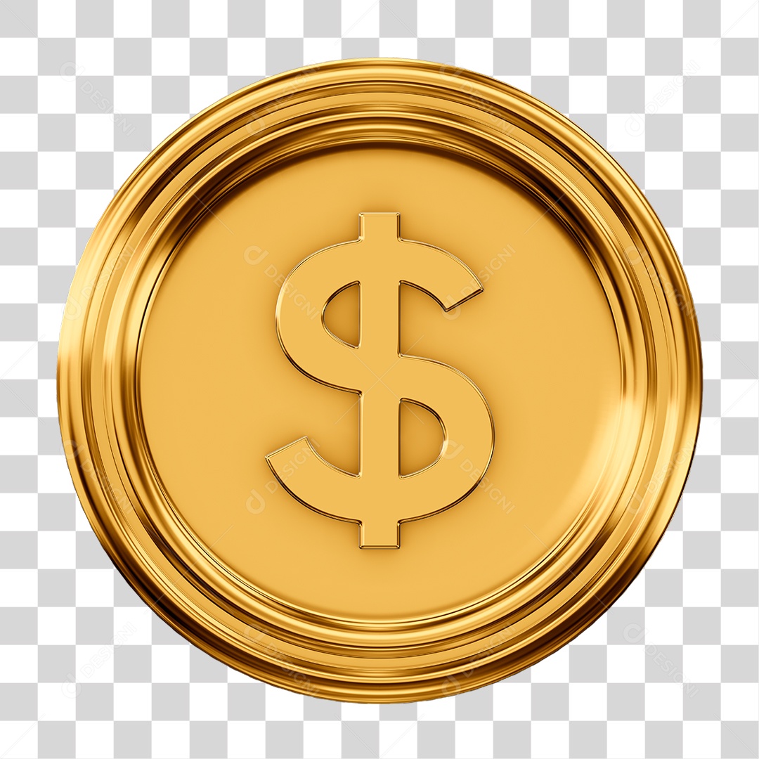 Moeda Dólar PNG Transparente