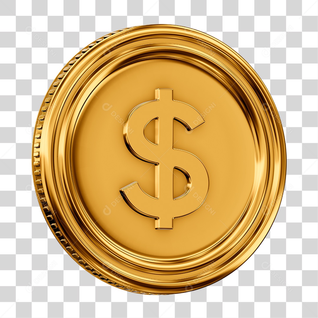 Moeda Dólar PNG Transparente