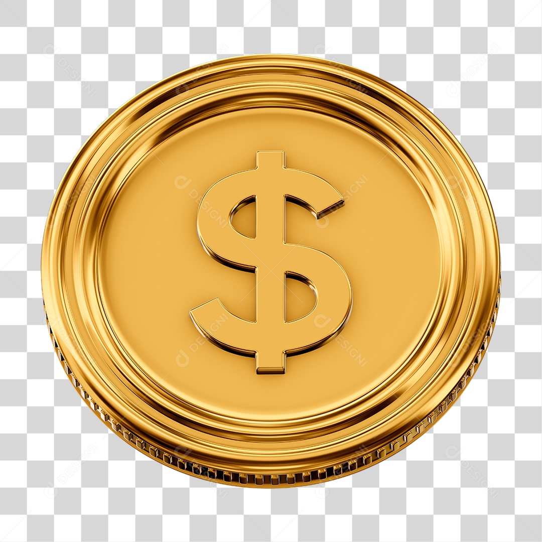 Moeda Dólar PNG Transparente