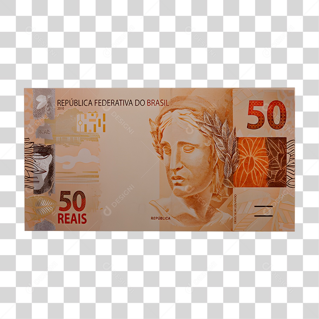 Nota de 50 Reais PNG Transparente