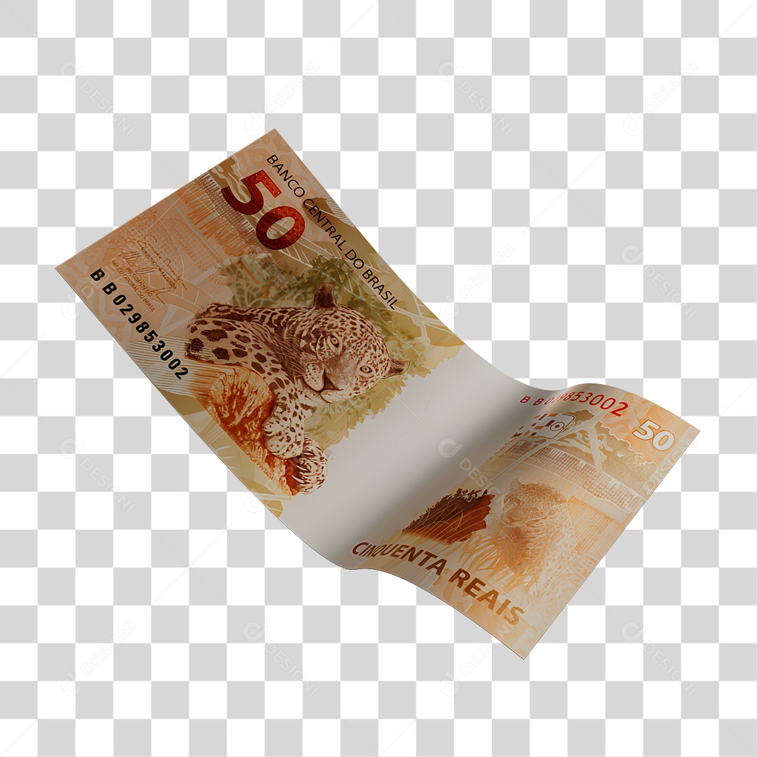 Nota de 50 Reais PNG Transparente