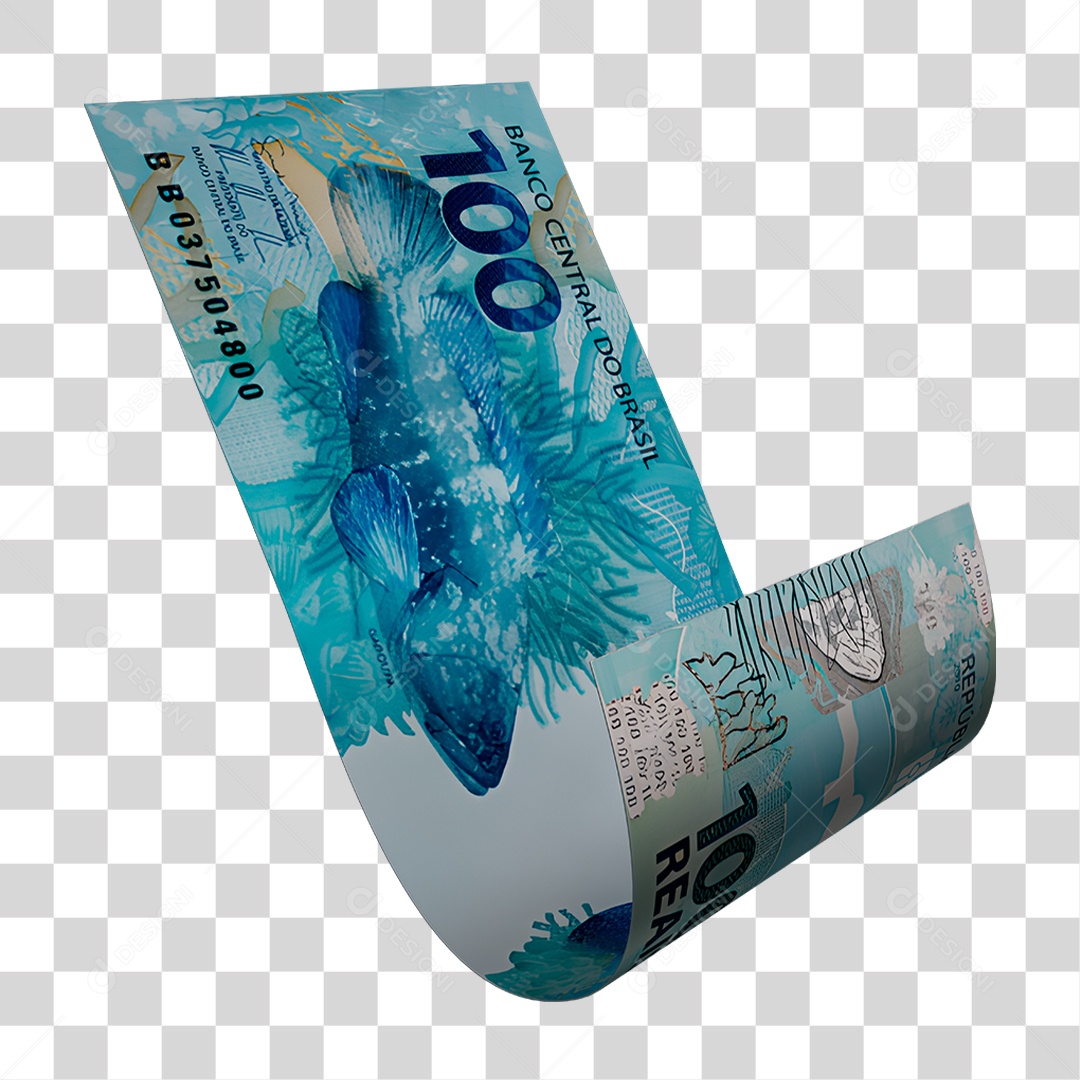 Nota de 100 Reais PNG Transparente