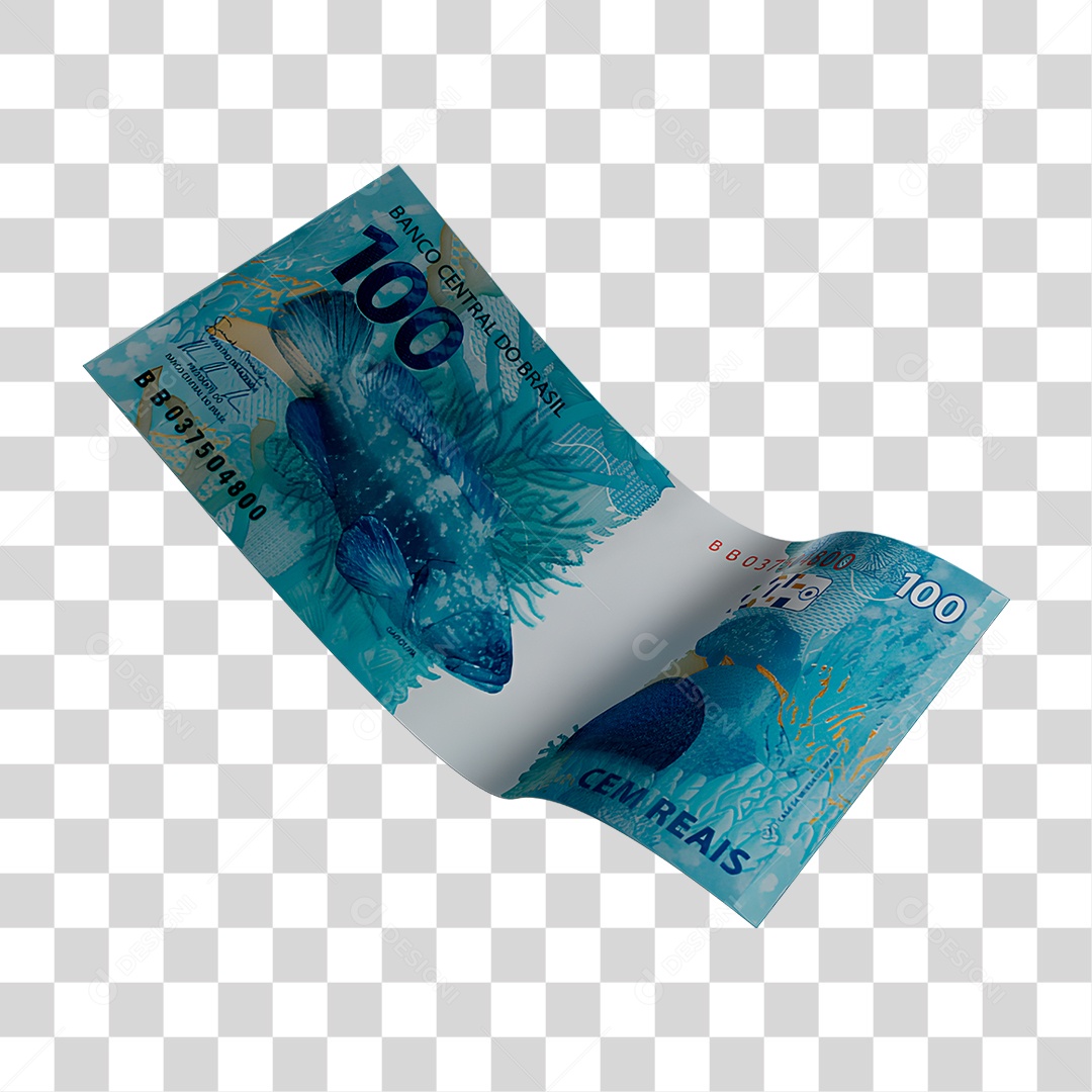 Nota de 100 Reais PNG Transparente