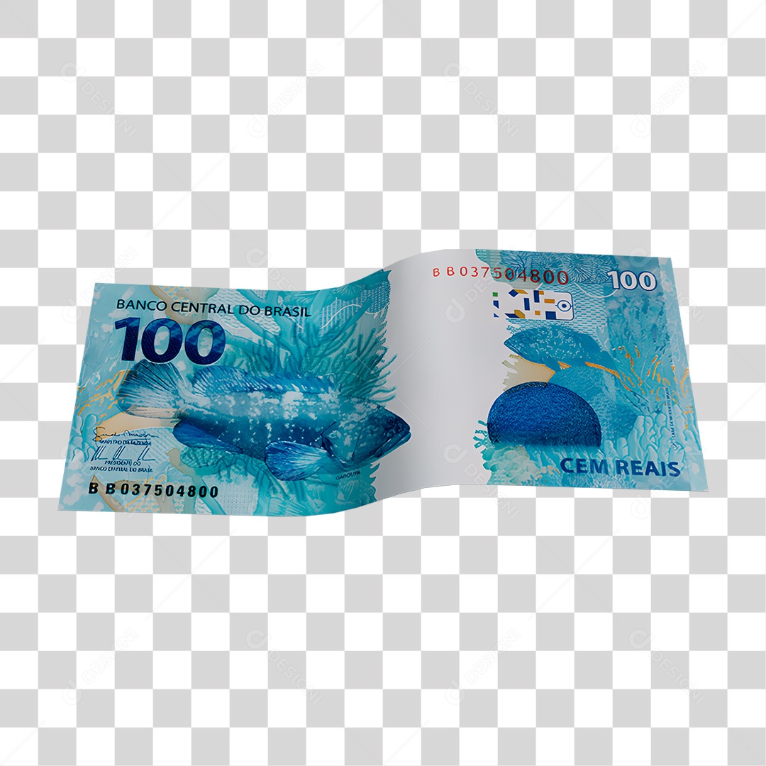 Nota de 100 Reais PNG Transparente