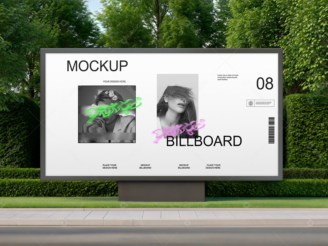 Outdoor Horizontal Mockup PSD Editável