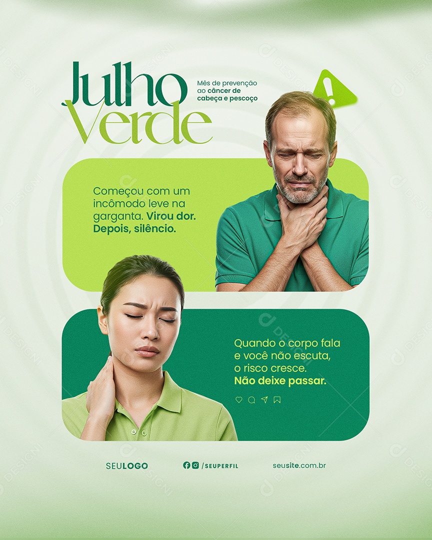 Julho Verde Social Media PSD Editável