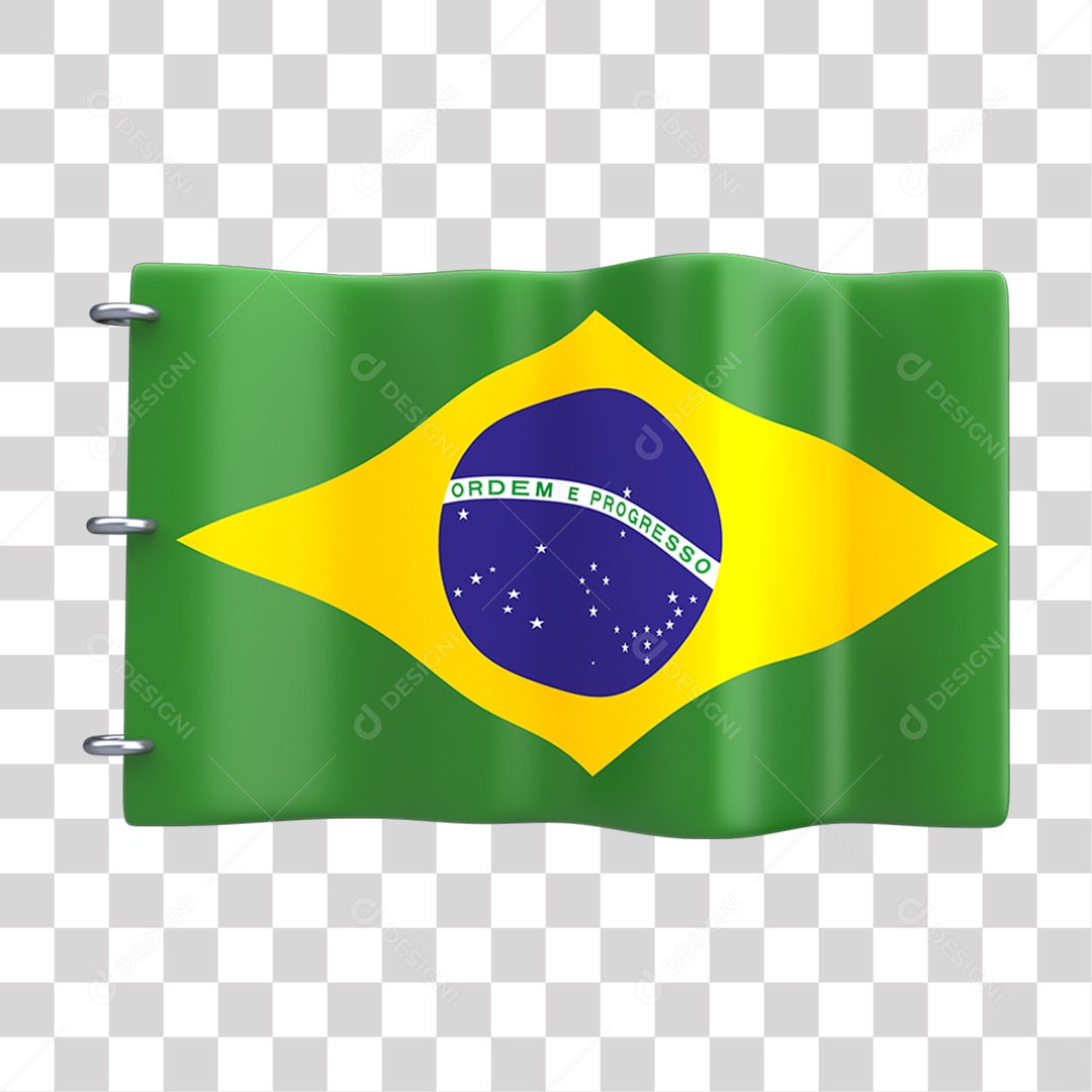 Bandeira do Brasil PNG Transparente