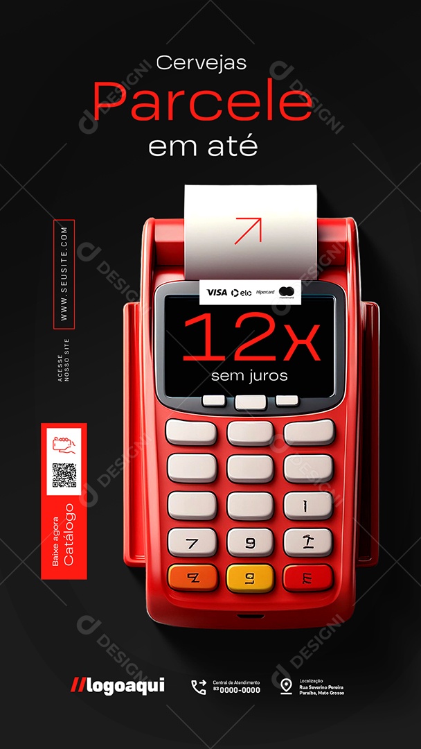 Story Distribuidora de Bebidas Ofertas da Semana Cervejas Social Media PSD Editável